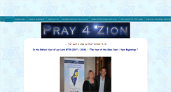 Desktop Screenshot of pray4zion.org