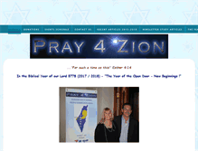 Tablet Screenshot of pray4zion.org